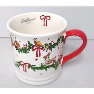 Cath Kidston London Holiday Mug "Animal Garland" 9 FL OZ